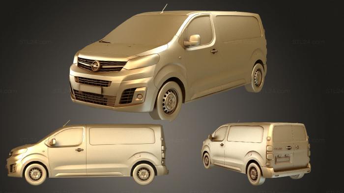 Автомобили и транспорт (Opel vivaro 2020, CARS_2948) 3D модель для ЧПУ станка